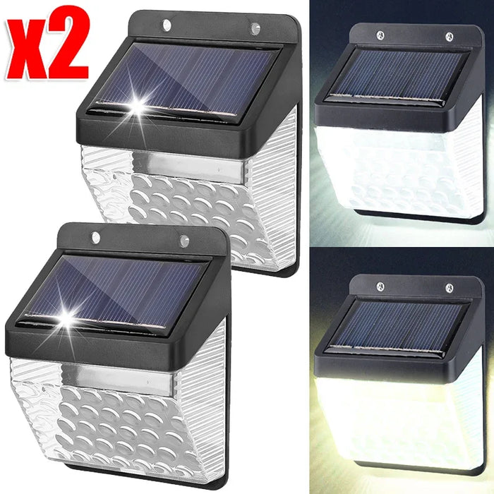 Solar Lamp 270° LED Wall Lights Waterproof Solar Wall Lamp Outdoor Garden Balcony Stairs Hallway Security Motion Sensor Lights