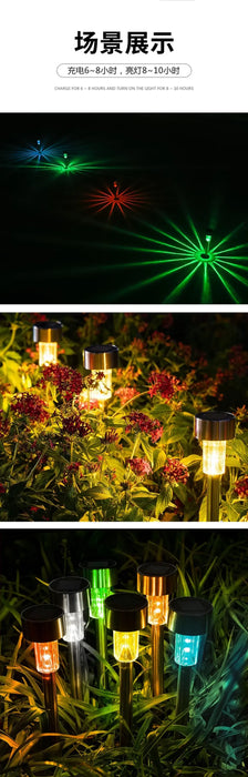 Solar Light Garden Decoration Tools Outdoor Solar Powered Lamp Waterproof Landscape Lighting for Pathway Patio Yard Lawn