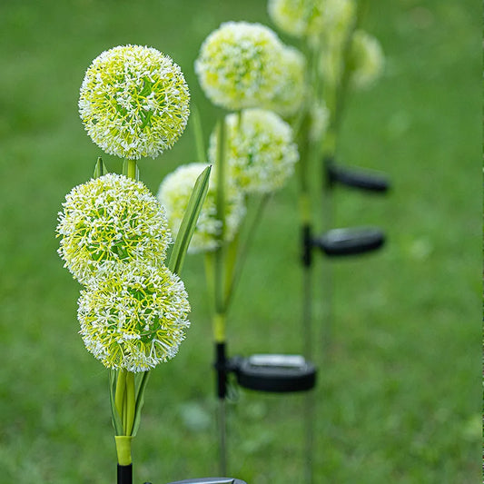 Garden Solar Dandelion Lights Outdoor Decor Light Waterproof Stake Lights For Yard Pathway Patio