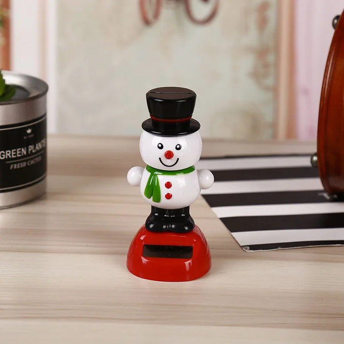 Christmas Desktop Home Decoration Solar Dancing Santa Claus Elk Snowman Merry Christmas Gift Home Accessorie Festival Decoration