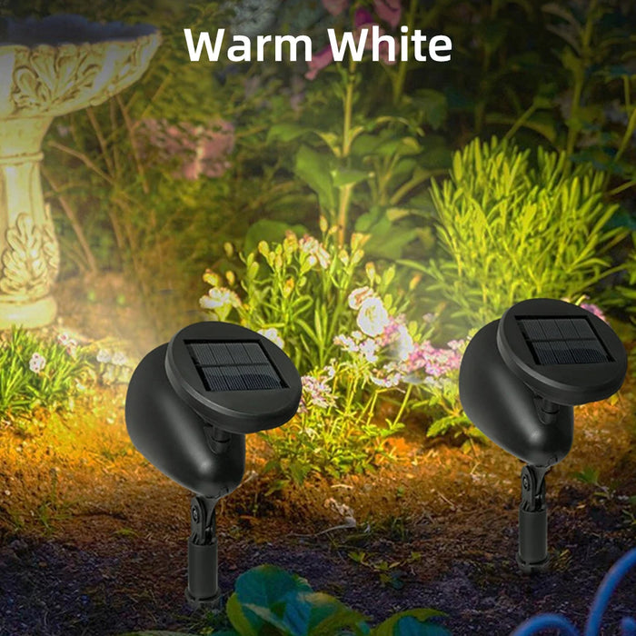 Solar Spot Lights Outdoor IP65 Waterproof Adjustable Landscape Spotlights for Garden Yard Patio Driveway Garage Pool 1 pcs