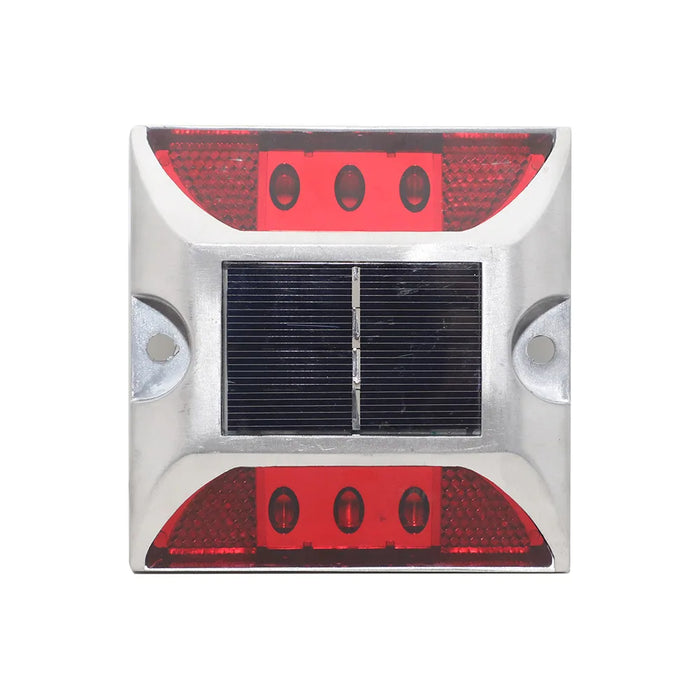 Outdoor Deck Lights 6 LED Solar Aluminum Road Stud for Road Safety Items