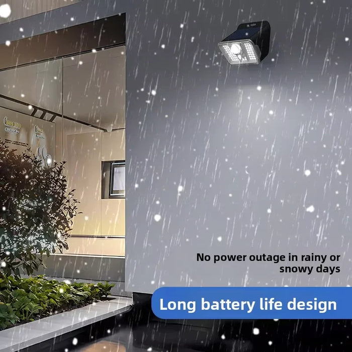 Solar Lights Outdoor Garden 68 LED Super Bright Solar Security Wall Lights Small Fence Light Motion Sensor Waterproof Door Yard