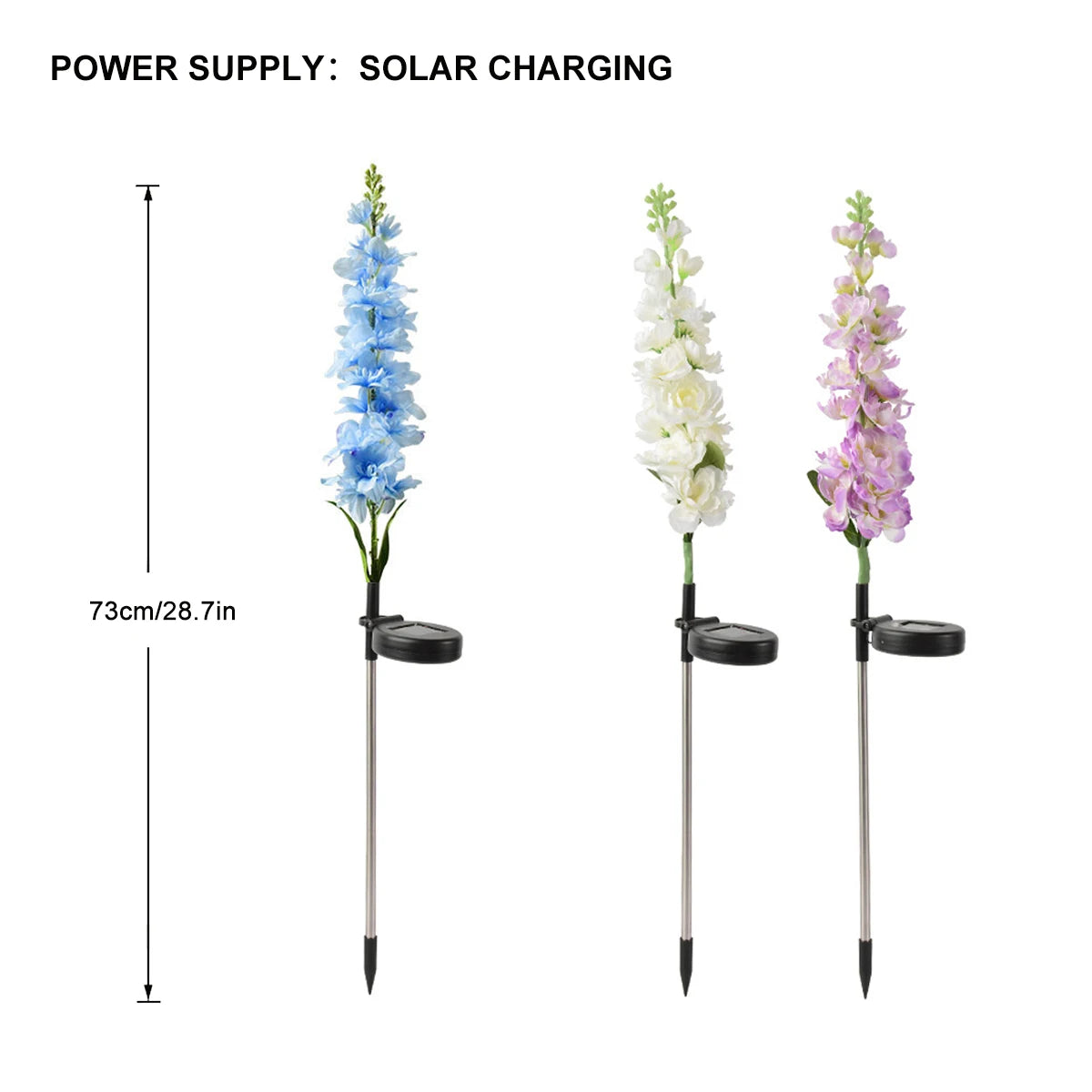 Solar Garden Lights, upgraded waterproof solar flower light, used for party garden decoration, Yard patio lawn decoration