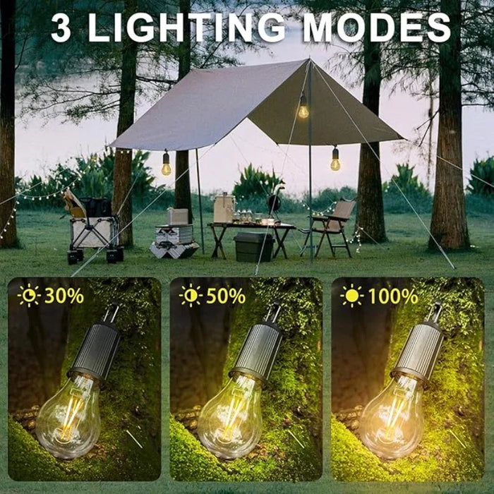 1/2/3 Solar Camping Lights with LED USB Charging Portable Lanterns Suitable for Hiking Fishing and Festivals