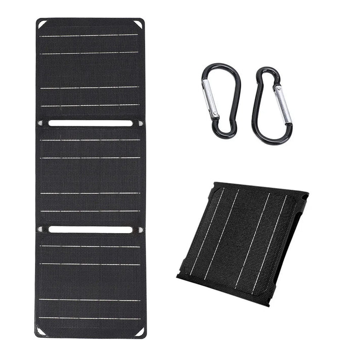 30W/40W 5V Portable Cell Phone Charge Panels PD 20W QC 3.0 5V 9V 12V Foldable Mobile Power Bank Charger for USB A C Power Bank