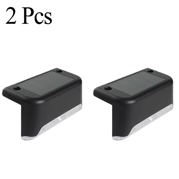 Solar Deck Lights 1-12 Pack Outdoor Step Lights Waterproof Led Solar Lights for Railing Stairs Step Fence Yard Patio and Pathway