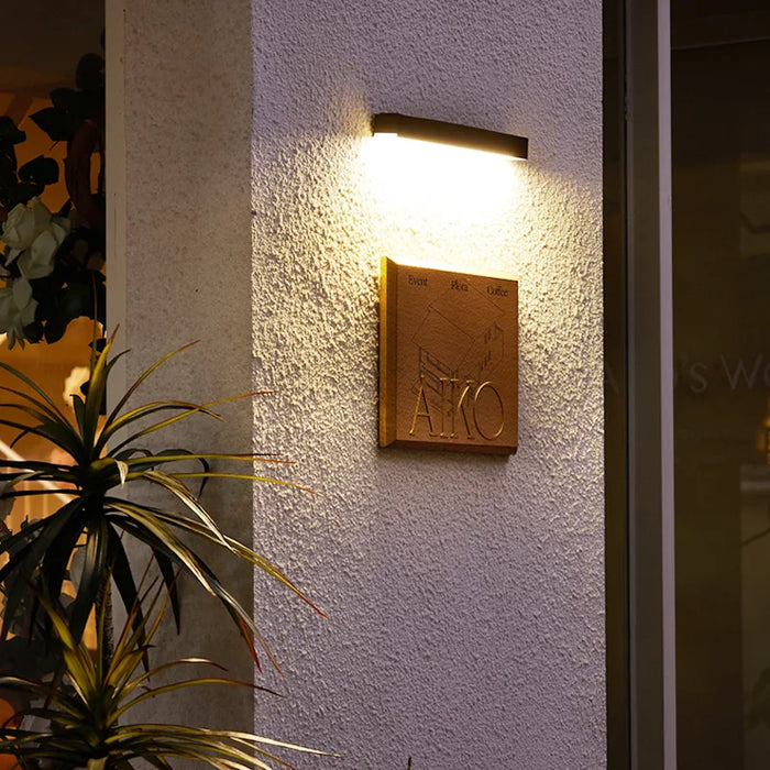 Solar Wall Light Outdoor Lighting Waterproof Fixture Doorway Courtyard Garden Balcony Home Decoration LED Solar Wall Lamp
