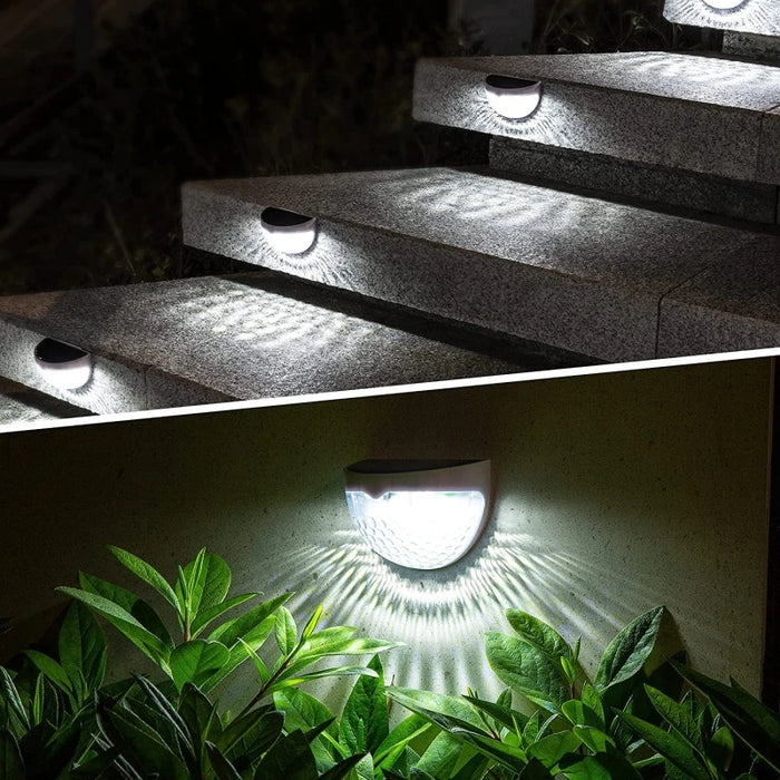 LED Solar Light Outdoor Wall Lamps Energy Garden Lamps Waterproof Solar Fence Lamp Christmas Decoration Festoon Led Light