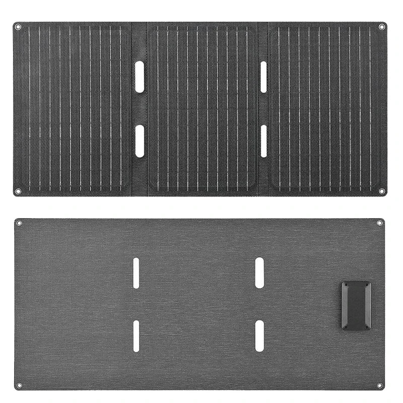 Folding Solar Panel 80W IP65 Waterproof Foldable Solar Charger Portable Solar Panel Charger Outdoor Phone Power Bank for Phone