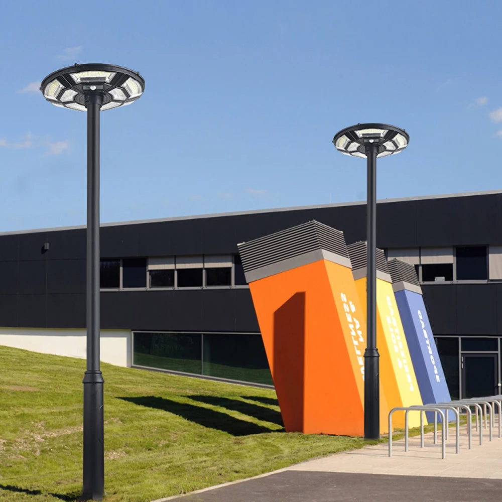Solar outdoor street lamp UFO solar street lamp garden lamp with sensorintelligent light sensesuitable for all kinds of scenes