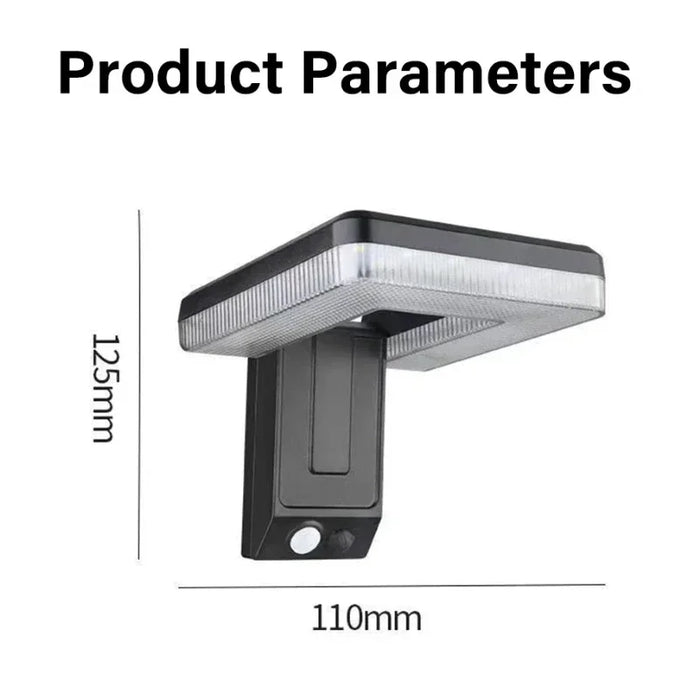 Outdoor Solar Wall Lamp Street Lights Motion Sensor Solar Powered Sunlight Lamps Waterproof Foldable Light for Garden Lighting