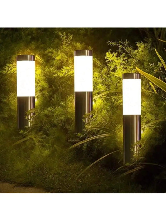 Solar Pathway Lights Outdoor Waterproof-Auto On/Off Solar Garden Lights for Yard Walkway Driveway Patio Lawn&Path-Upgraded Brigh