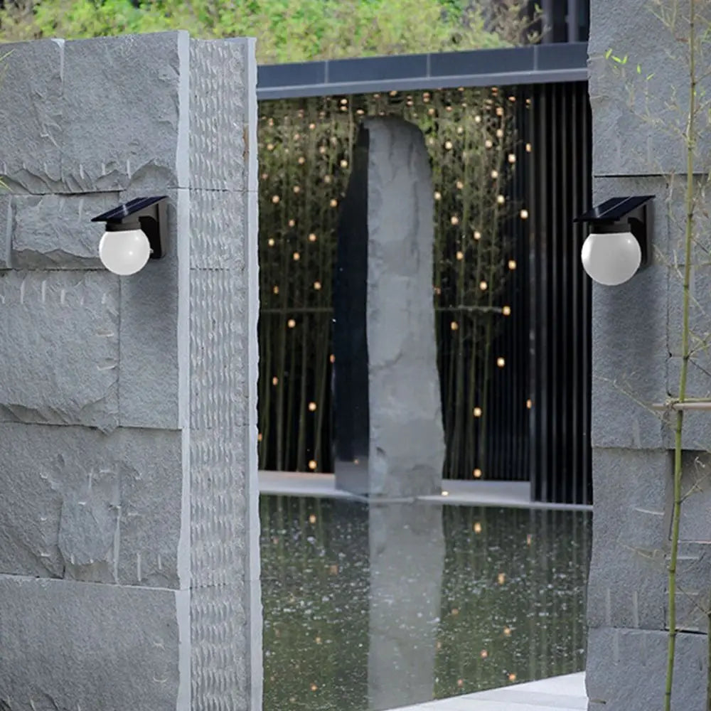 Auto on/Off Solar Wall Light Wall Mounted IP65 Waterproof Solar Induction Lamp Durable Sturdy Outdoor Solar Wall Lamp