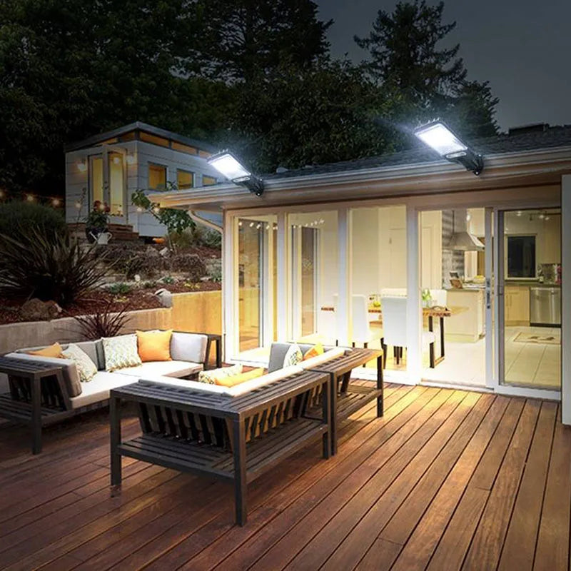 Solar light outdoor courtyard light human body sensing light wall light integrated household solar street lights burst bright