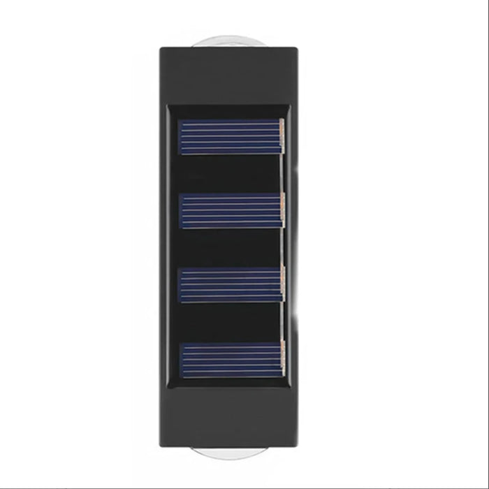 Solar Wall Lamp Outdoor 4/6/8/10/12/16LED Light Waterproof Up And Down Luminous Lighting Balcony Yard Garden Decoration Lights