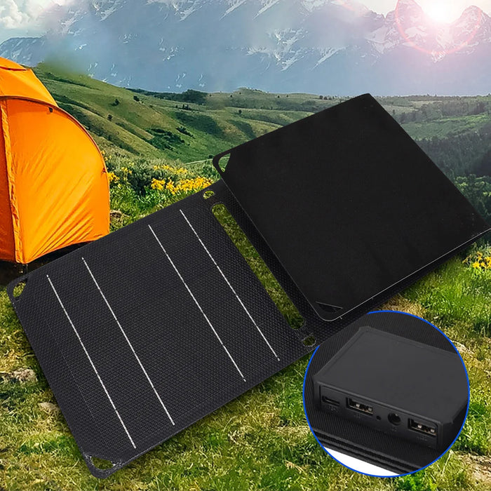 30W/40W 5V Portable Cell Phone Charge Panels PD 20W QC 3.0 5V 9V 12V Foldable Mobile Power Bank Charger for USB A C Power Bank