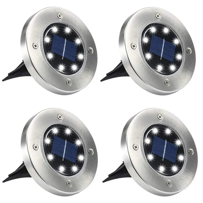Solar Ground Light Garden Lamp Solar Powered Landscape Path Outdoor for Yard Backyard Lawn Patio Decorative Wedding Christmas