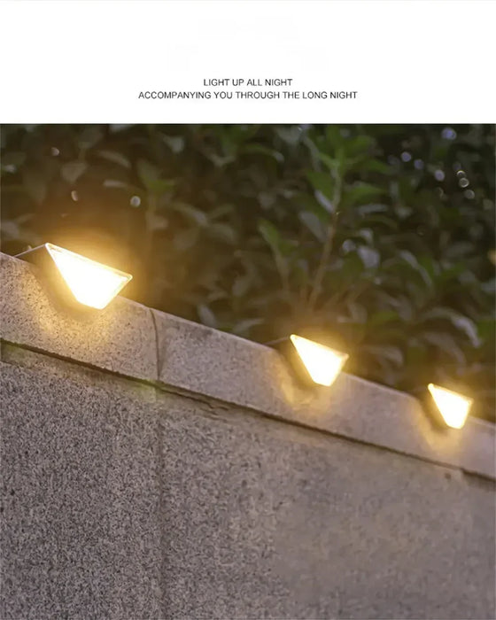 1~8PCS Solar Deck Lights Fence Lights Outdoor Step Lights Waterproof Solar Lamps for Railing Stairs Fence Yard Patio and Pathway