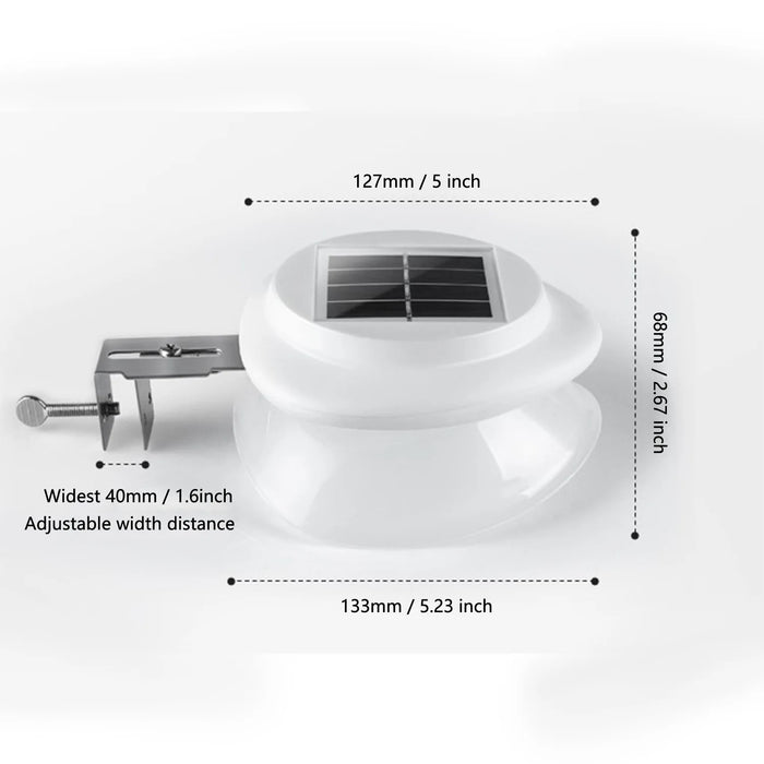 Hot Sale Fence Solar Light, Home Garden Outdoor Courtyard Fence Wall Decoration LED Outdoor Wall Light