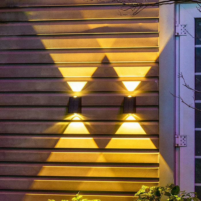 NEW Solar Wall Lights Outdoor Waterproof Street Decoration Wall Lighting LED Solar Power Porch Lamp For Villa Patio Garden