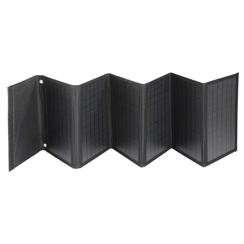 100W Foldable Solar Panel Portable Folding Bag USB+DC Output Solar Charger Outdoor Power Supply for Mobile Phone Power Generator