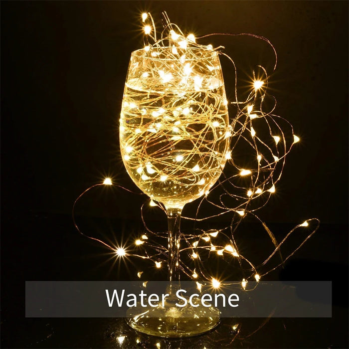 LED Solar String Lights Outdoor Fairy Light Waterproof Festoon Lamp Christmas Decor  for Garden Tree Party 7/12/22/32/52/102M