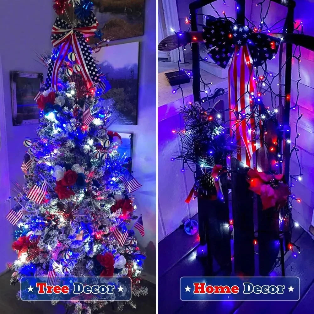 Solar String Fairy Light 8 Lighting Modes 5M 7M Waterproof Outdoor LED Garland Street Lamp Holiday Christmas Garden Decoration