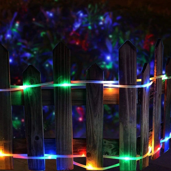 Solar LED Strings Lamp Waterproof Outdoor 300 Lights 8 Mode Garden Decortion Christmas for Wedding Party Holiday 32m/22m