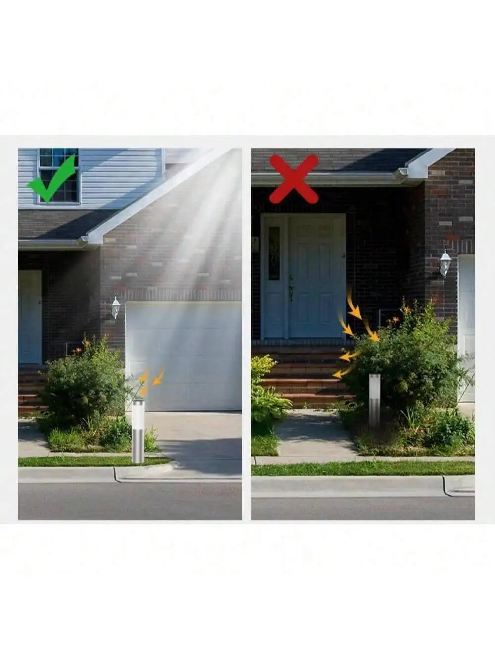 Solar Pathway Lights Outdoor Waterproof-Auto On/Off Solar Garden Lights for Yard Walkway Driveway Patio Lawn&Path-Upgraded Brigh