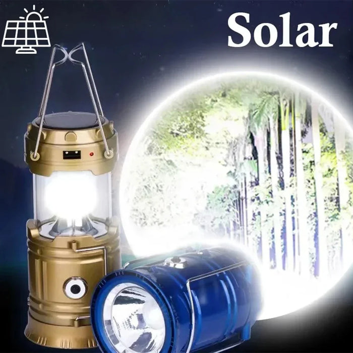 Solar LED Portable Lantern Torch Lamp Multi-function Outdoor Solar Waterproof Camping Emergency Tent Lamp for Outdoor Lighting