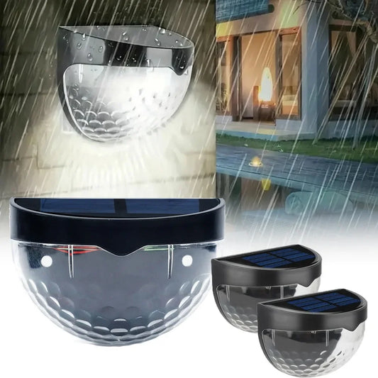 2/4pcs Solar Wall Lamps Outdoor Waterproof Courtyard Garden Decoration Porch Yard Energy-saving Street Lights Christmas Decor