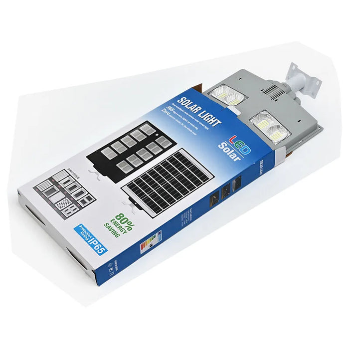 High Power 600W 800W 1000W Solar Street Light with Motion Sensor for Garden Security,Retractable Pole Included