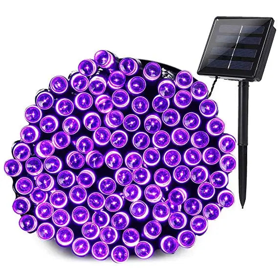 22M 200LED Solar Powered Fairy Lights Christmas Street Garland Led String Strip Light Outdoor Waterproof for Garden Wedding Lamp