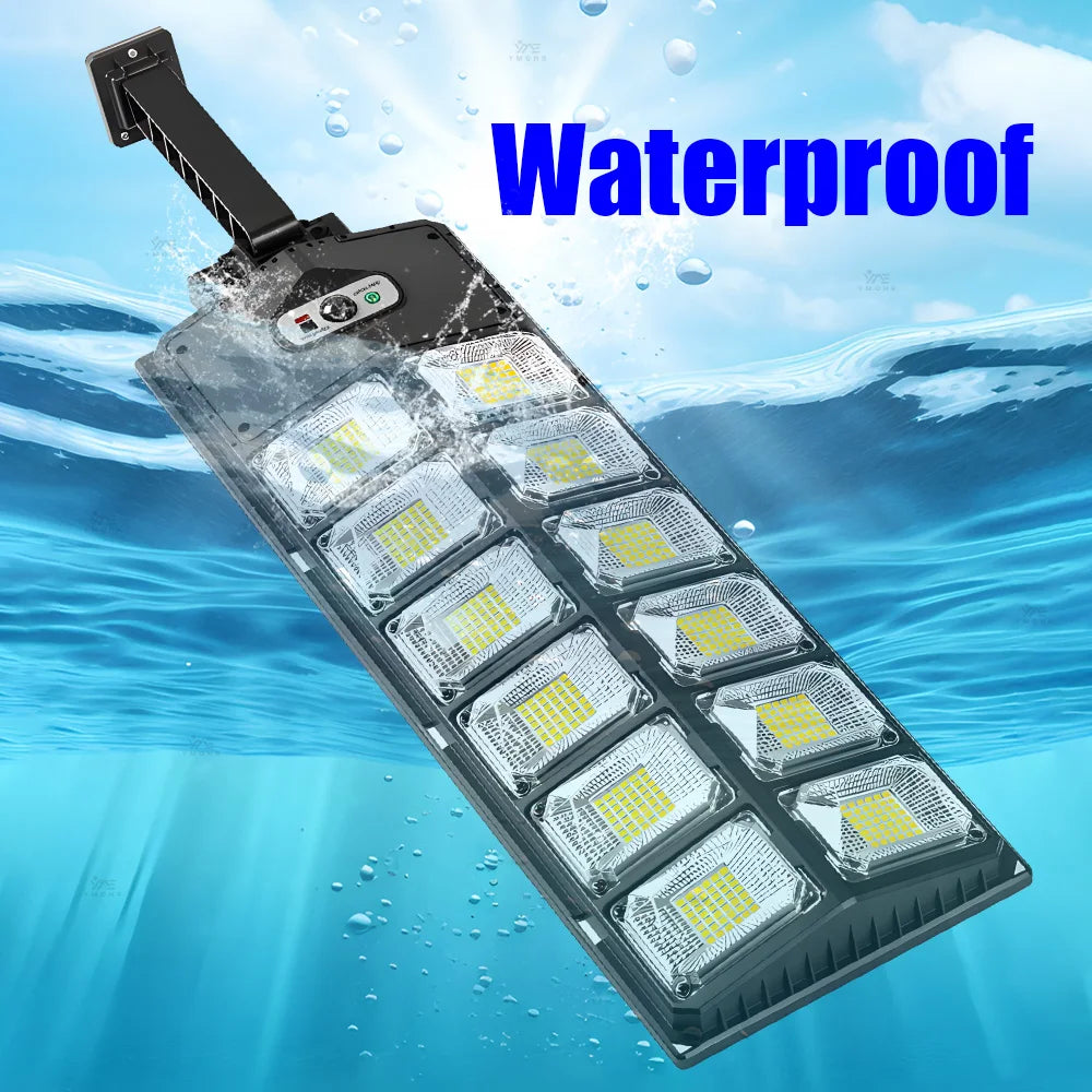 8800W Powerful Solar Street Light Motion Sensor Solar LED Light Outdoor Waterproof Wall Light Garden Decoration Balcony Lighting
