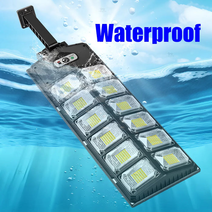 8800W Powerful Solar Street Light Motion Sensor Solar LED Light Outdoor Waterproof Wall Light Garden Decoration Balcony Lighting