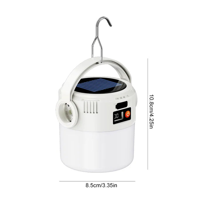 Solar Camping Lights Lightweight Led Camping Lantern Waterproof Foldable Lights For Outdoor Home Hiking Night Use