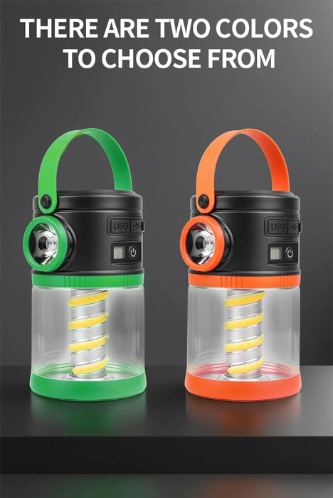 Solar Tent Lanterns For Camping Solar & USB Rechargeable Camping Atmosphere Lamp Outdoor Tent Light