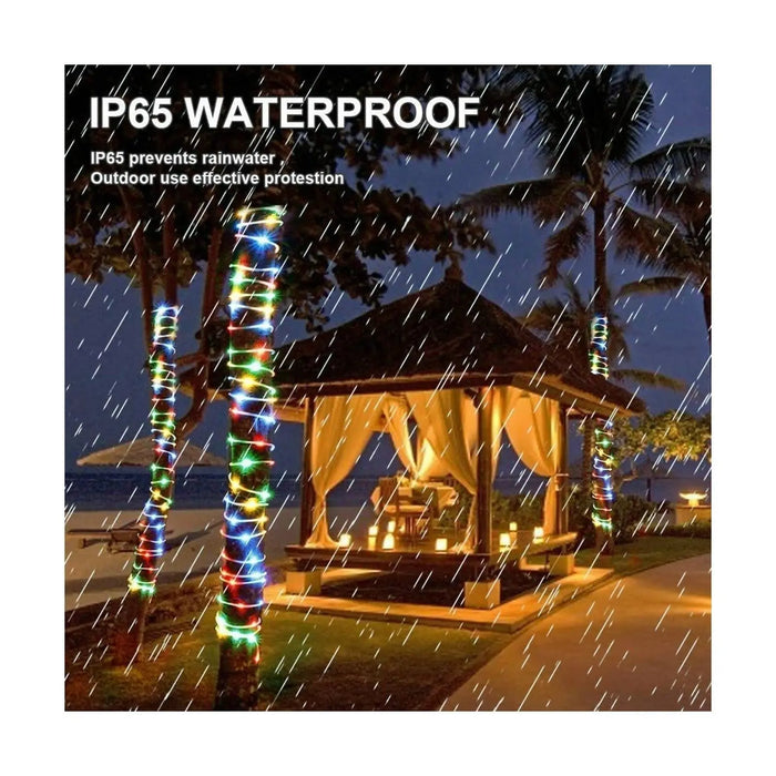 Solar LED Strings Lamp Waterproof Outdoor 300 Lights 8 Mode Garden Decortion Christmas for Wedding Party Holiday 32m/22m
