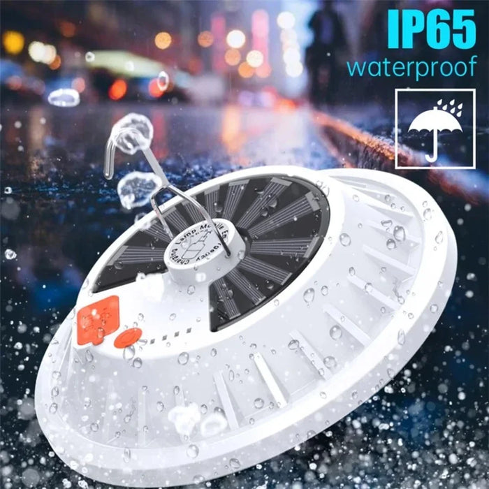 Solar Led Camping Light Outdoor Waterproof Remote Control Tent Lamps USB Rechargeable Portable Lanterns Emergency Night Lights