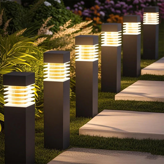 Solar LED Pathway Lights Outdoor Waterproof Garden Decor Lamp For Patio Lawn Balcony Walkway Solar Lantern
