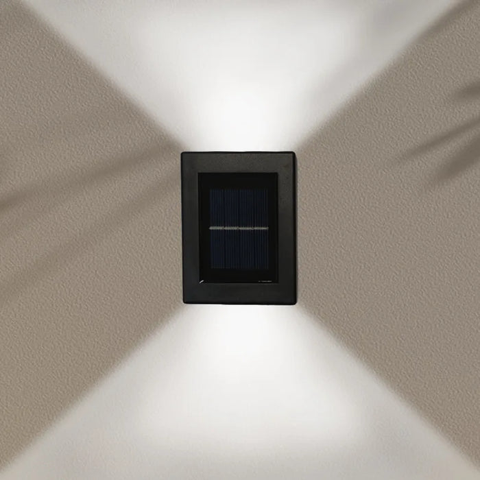 Solar Up and Down Spot Lights Outdoor, Street Wall Light Lamp Solar Powered Sunlight Waterproof Solar Lamp Garden Decorative