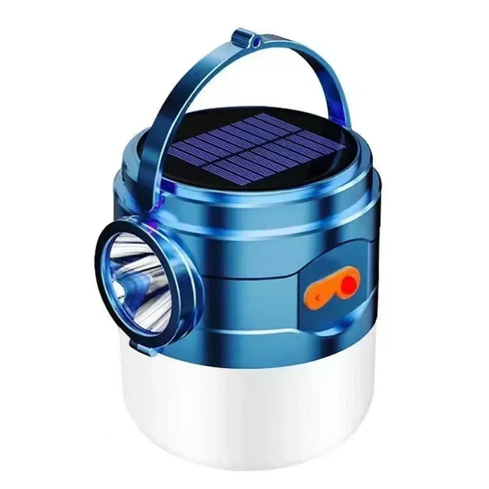 Solar Light Portable USB Rechargeable Camping Lamp Waterproof Lanterns Tent Lamp Emergency Lights Energy Saving Bulb