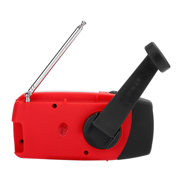Hand Crank Radio Solar Charging LED Light Electricity Generate Disaster Solar Hand Crank Radio for Radio Emergency Light Radio