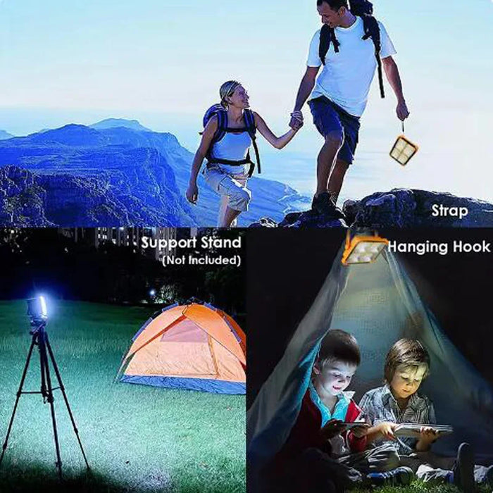 Solar Outdoor Lights Rechargeable Solar Flood Light LED Reflector Spotlight Rechargeable Projector Floodlight Construction Lamp