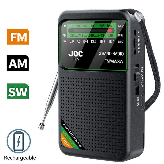Xiaomi Full Band Radio Portable Radio Am Fm Sw Multi-function Radio Excellent Reception Transistor Radio With Loud Speaker