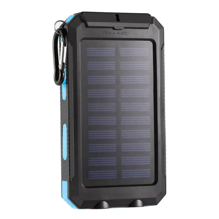 Solar Panel DIY Power Bank Case Charge Storage Box Dual USB Power Bank Shell SOS Light Flashing Light Compass Power Bank Box