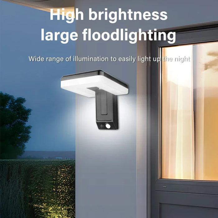 Outdoor Solar Wall Lamp Street Lights Motion Sensor Solar Powered Sunlight Lamps Waterproof Foldable Light for Garden Lighting