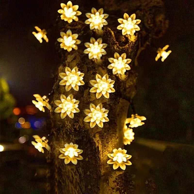 Led Solar Light Solar Garden Light Xmas Outdoor Decoration Lights Garden Butterfly/bee Decorative Light Outdoor Garland Lights