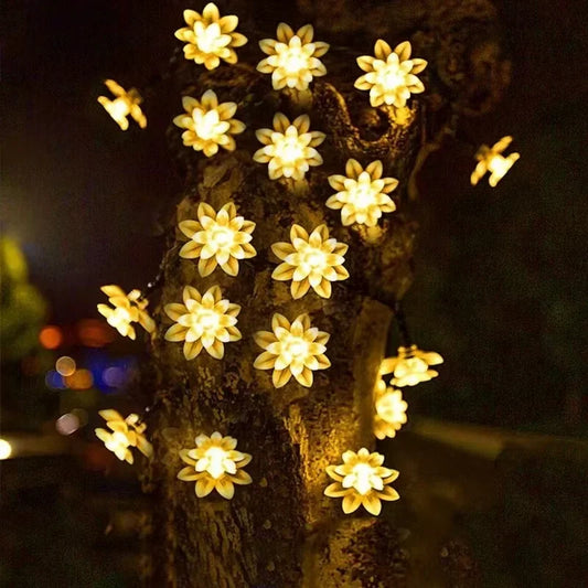 Led Solar Light Solar Garden Light Xmas Outdoor Decoration Lights Garden Butterfly/bee Decorative Light Outdoor Garland Lights